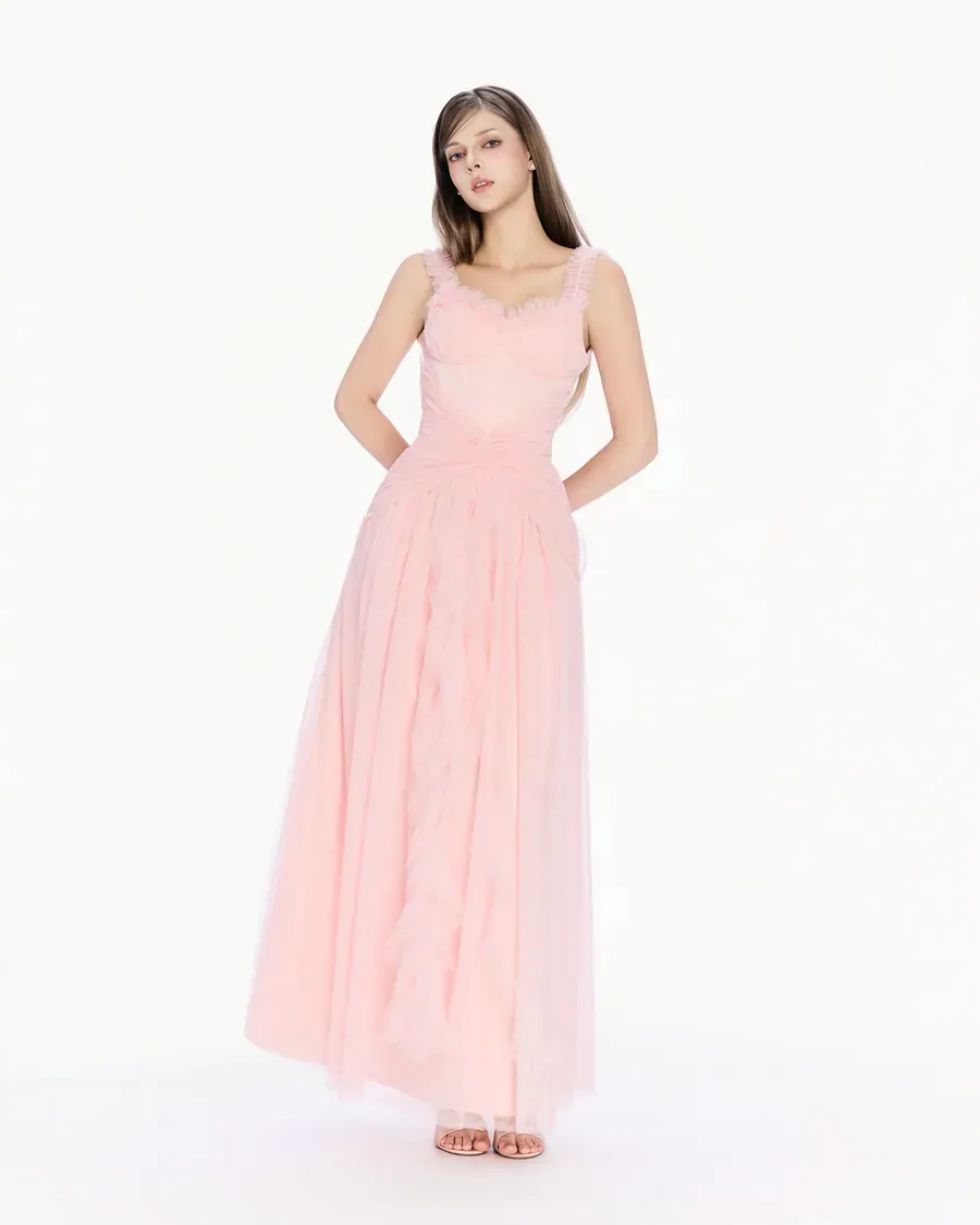 Đầm dạ hội corset màu Hồng — ảnh 3